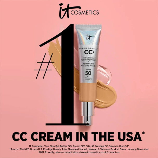 It Cosmetics Your Skin But Better Cc+ Cream With Spf50 32Ml (Various Shades)