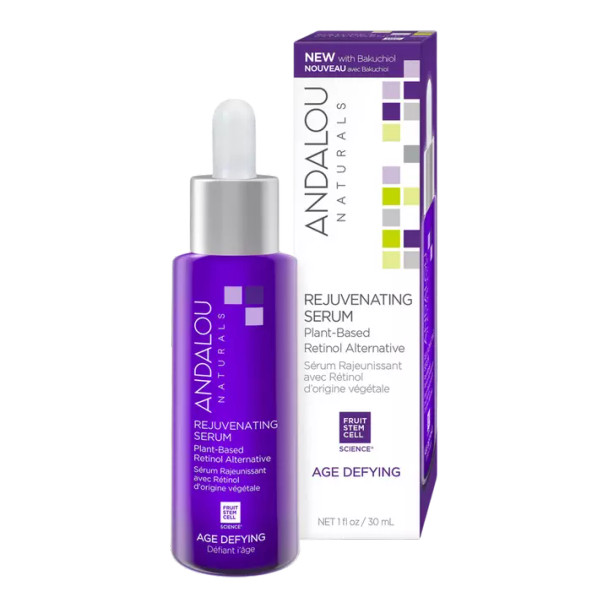 Andalou Naturals Age Defying Rejuvenating Plant Based Retinol Alternative Serum