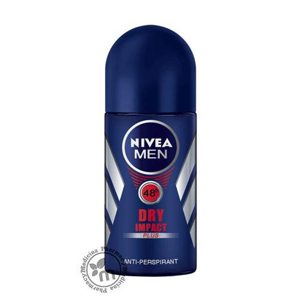 Nivea Deodorant Roll On Men Dry Impact Plus 50 ml