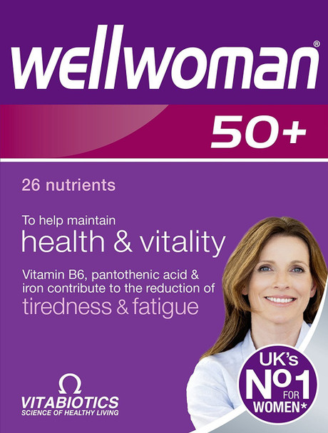 4 x Vitabiotics Wellwoman 50+ 30 Tablets