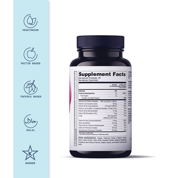 LIVS Womens Multivitamin Gummies 50 Strawberry Cherry & Raspberry LIVS Womens Multivitamin Gummies 50 Strawberry Cherry & Raspberry