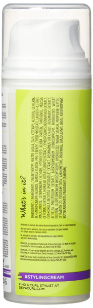 DevaCurl Styling Cream, Define and Control, Touchable Hold, 5.1 Fl Oz (Pack of 1)