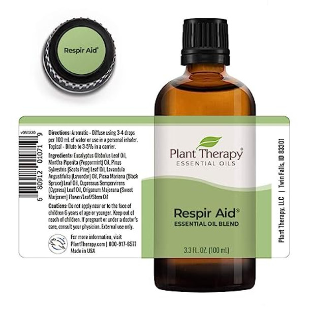 Respir-Aid Essential Oil Blend 0.33 Oz