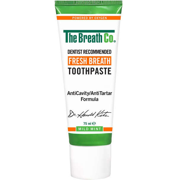 The Breath Co Fresh Breath Mild Mint Toothpaste 75ml