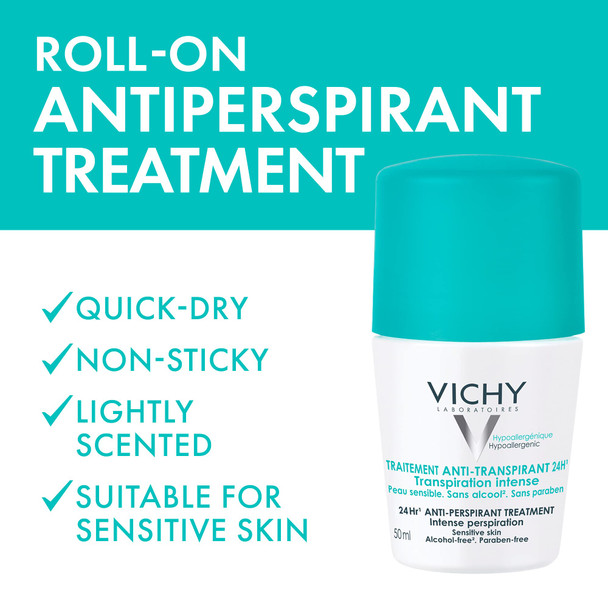 Vichy DEO antiperspirant treatment 48h roll-on 50 ml