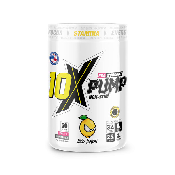 10X Athletic PUMP 600g Loco Limon