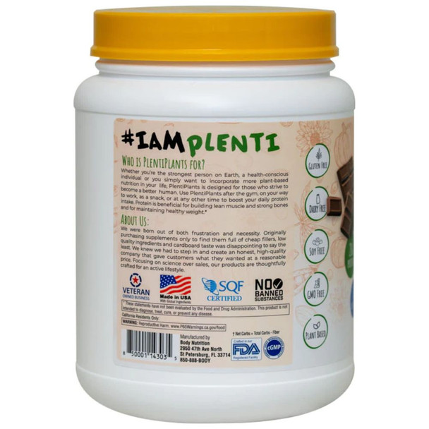 Body Plenti Plants Protein 2lb