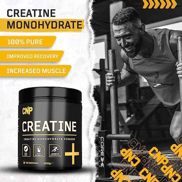 CNP Professional Pro Creatine Range 500g / 250g Creatine Monohydrate Powder E2 Ethyl Ester 240 Capsules (250g Powder)