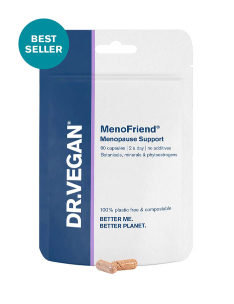 Dr Vegan MenoFriend Menopause Support 60 capsules Shelf Box of 5