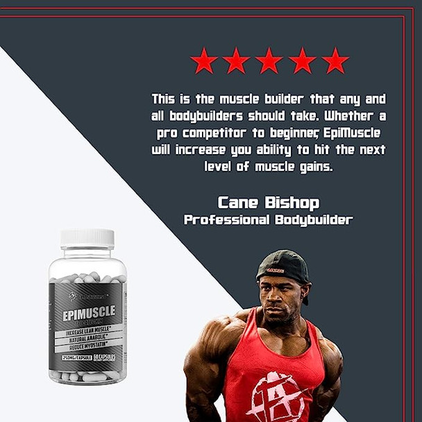 Enhanced Epimuscle 60 Capsules Epicatechin Myostatin Inhibitor