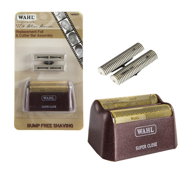 Wahl Professional Five Star Series #7031-100 Replacement Foil and Cutter Bar Assembly  Red & Gold  Super Close