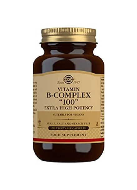 Solgar Vitamin B-Complex "100" Extra High Potency Vegetable Capsules -250