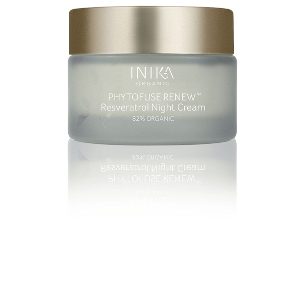 Inika Organic Phytofuse Renew Resveratrol Night Cream 50mL Inika Organic Phytofuse Renew Resveratrol Night Cream 50mL