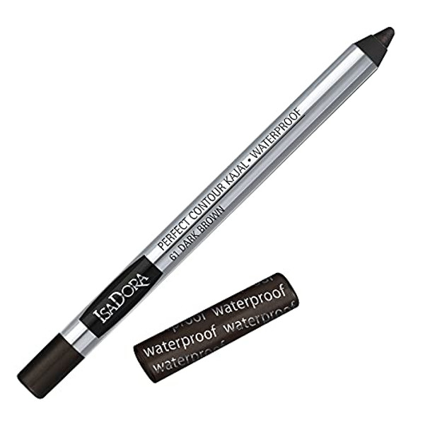 IsaDora Perfect Contour Waterproof Kajal Eyeliner 1.2g - 61 Dark Brown