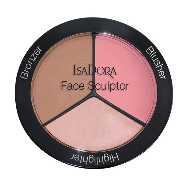 IsaDora Sculptor Face Palette 18g - 02 Cool Pink