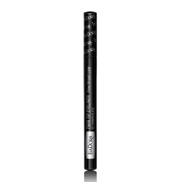 IsaDora Twin Tip Eyeliner 1ml - 52 Carbon Black