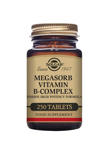 Solgar Megasorb Vitamin B-Complex Tablets - Pack Of 250