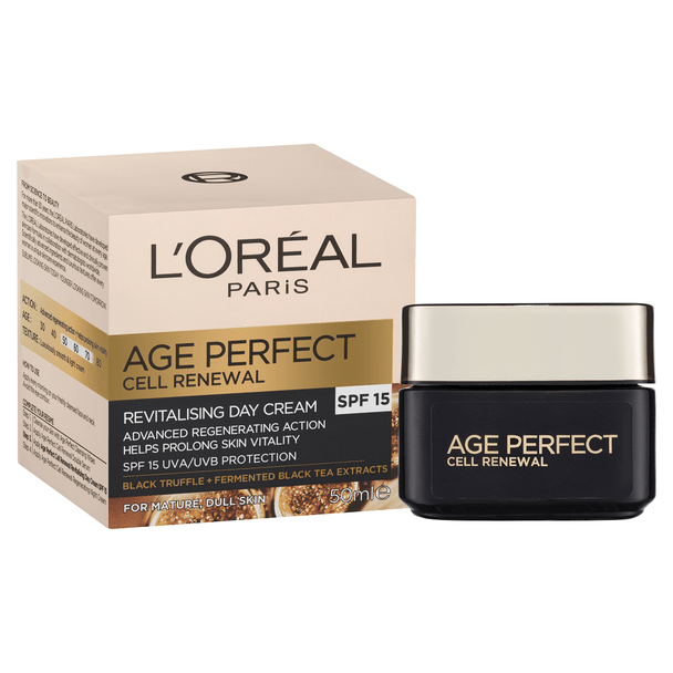 L'Oreal Paris Age Perfect Cell Renewal Revitalising SPF15 Day Cream 50mL