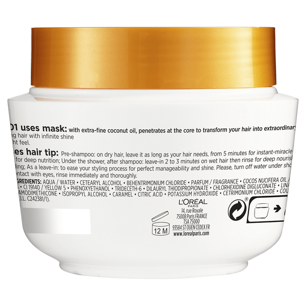 L'Oreal Paris ELVIVE Extraordinary Oil Coconut Oil Mask 300mL