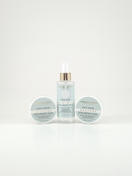 Morgan & Grace Skin Care Set RESTORE (Hyaluronic Acid)