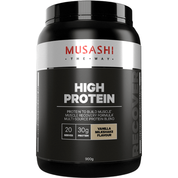 MUSASHI High Protein Powder - Vanilla Milkshake