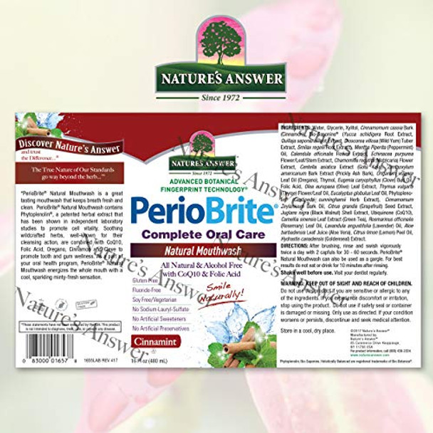 Natures Answer Periobrite Mouthwash 480ml