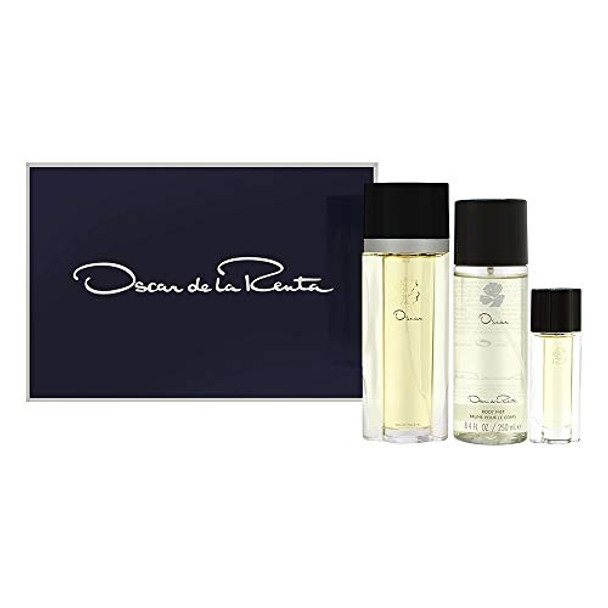 Oscar De La Renta Oscar Gift Set 100ml EDT + 250ml Body Mist + 15ml EDT