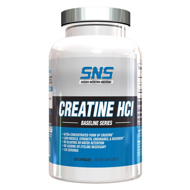 Serious Nutrition Solutions Creatine HCL 120 Caps