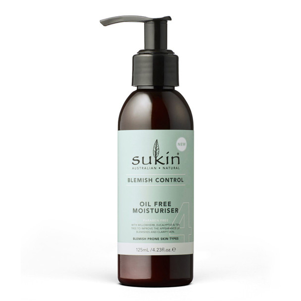 Sukin BLEMISH CONTROL Oil Free Moisturiser 125mL