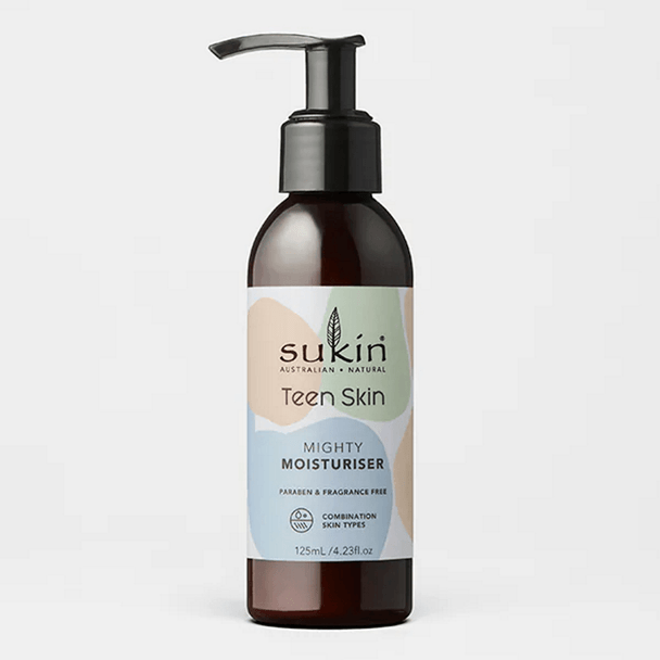 Sukin Teen Skin Mighty Moisturiser 125mL Pump