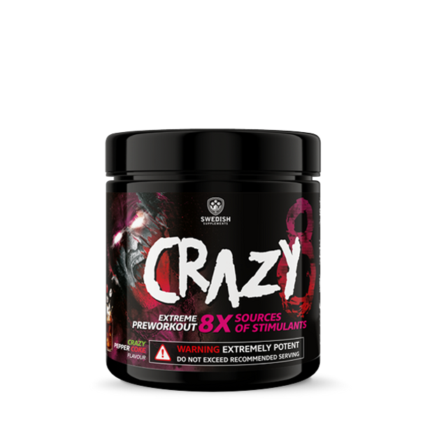 Swedish Supplements Crazy 8 240g Pepper Coke