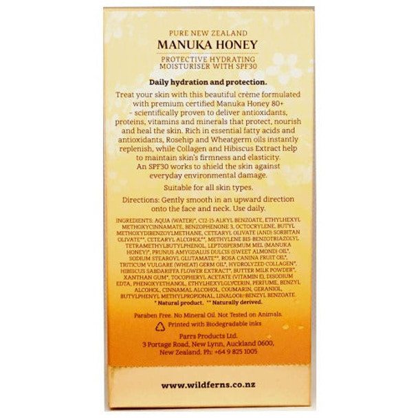 Wild Fern Manuka Honey Facial Moisturiser 75ml