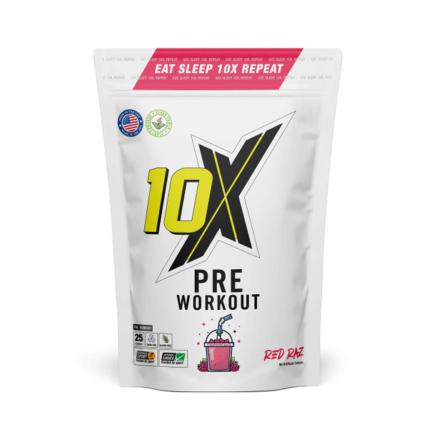 10X Athletic Pre-Workout 125g Watermalone