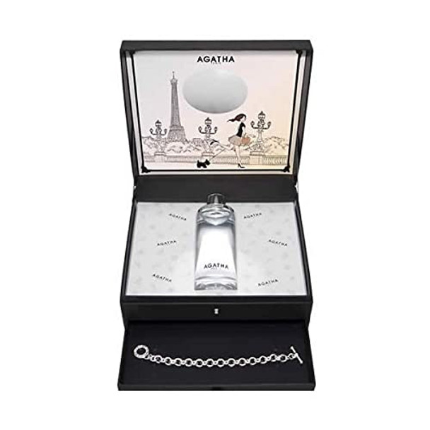 Agatha Paris Un Matin A  Paris Gift Set 100ml EDT Spray + Bracelet (This Gift Set contains: 1 x 100ml EDT Spray 1 x Bracelet)