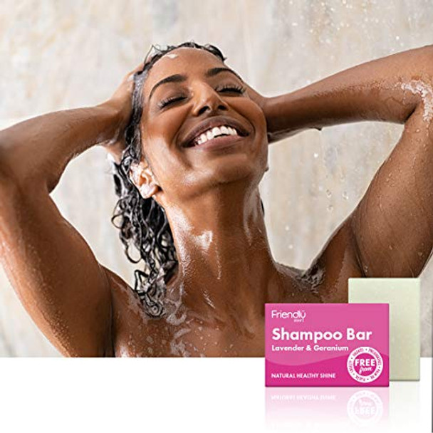 Friendly Soap Natural Shampoo Bar - Lavender & Geranium
