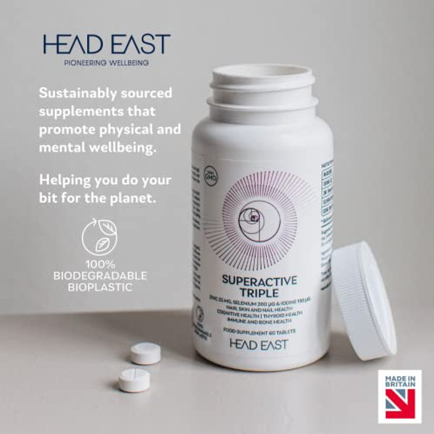 Head East Super Active Triple with Zinc Selenium and Iodine