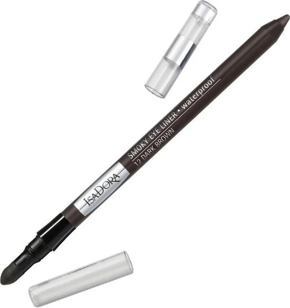 IsaDora Smoky Eye Liner + Waterproof 1.2g - 12 Dark Brown