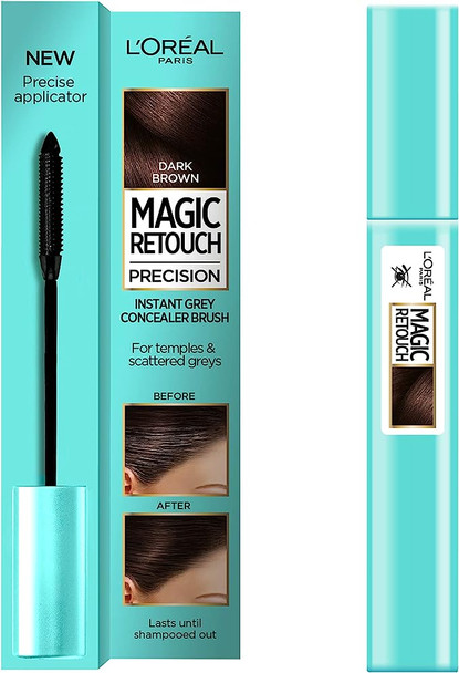 L'Oreal Magic Retouch Dark Brown Precision Instant Grey Concealer Brush