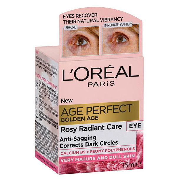 L'Oreal Paris Age Perfect Golden Age Rosy Eye Cream 15mL