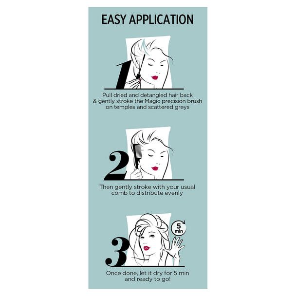 L'Oreal Paris MAGIC RETOUCH Precision Concealer Brush - Dark Brown