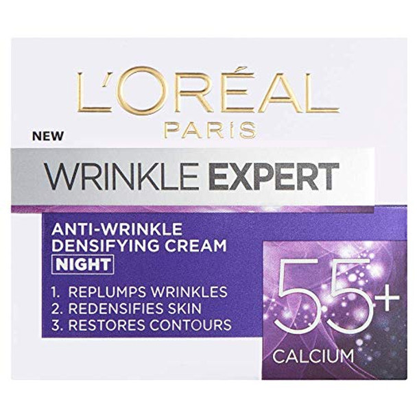 L'Oreal Paris Wrinkle Expert Night Cream, 55+ Calcium, 50ml