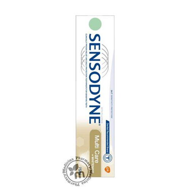 Sensodyne Multi Care + Whitening Toothpaste, 75ml