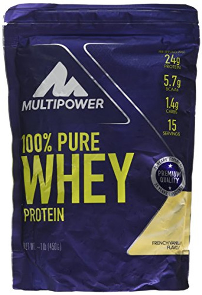 Multipower 100% Pure Whey Protein French Vanilla 450g
