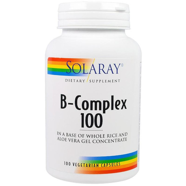 Solaray, B-Complex 100, 100 Vegeterian Capsules