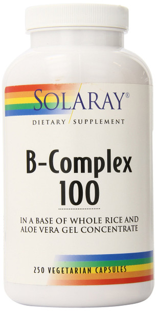 Solaray B Complex Supplement, 100mg, 250 Count