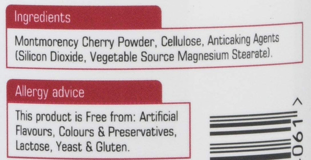 Natures Aid 500mg Cherryxtra 60 Capsules Natures Aid 500mg Cherryxtra 60 Capsules