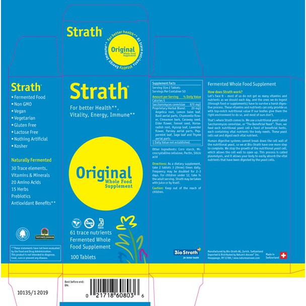 Strath Original Tablets 100s