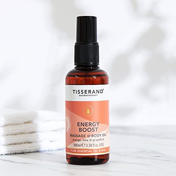 Tisserand Energy Boost Massage & Body Oil 100ml