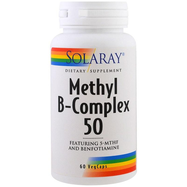 Solaray - Methyl B-Complex 50, 60 Veggie Capsules