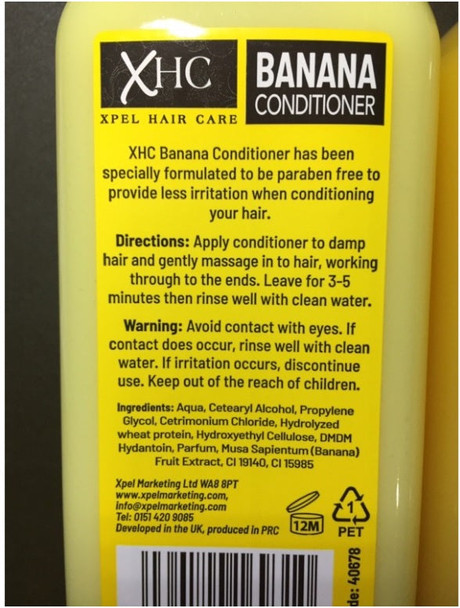 XHC Nourishing Banana Conditioner 400ml XHC Nourishing Banana Conditioner 400ml
